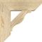 Ekena Millwork Funston Slat Rough Sawn Bracket w/ Offset Brace, Douglas Fir, 6"W x 16"D x 16"H BKT0604X16X16FST06RDF - alternate 4